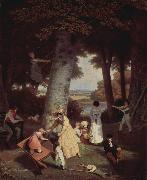 Jacques-Laurent Agasse An Agasse painting oil painting